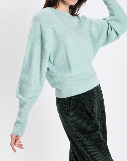 Pull en Laine mélangée & Alpaga bleu clair
