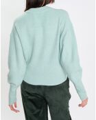 Pull en Laine mélangée & Alpaga bleu clair