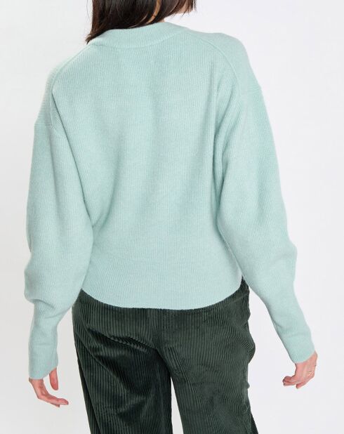 Pull en Laine mélangée & Alpaga bleu clair