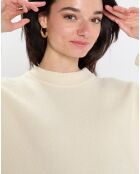 Robe en Laine mélangée maxi longue écru