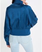 Bomber Aviateur bleu