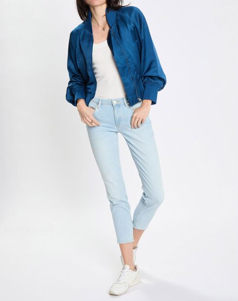 Bomber Aviateur bleu
