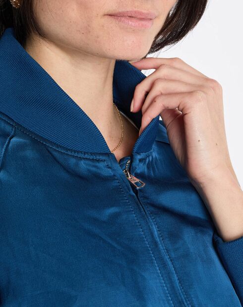 Bomber Aviateur bleu