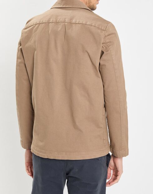 Surchemise Croisée Coton Organic camel