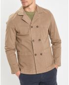 Surchemise Croisée Coton Organic camel