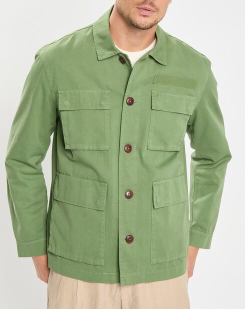Veste Worker Poche Bout verte