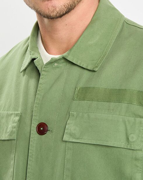 Veste Worker Poche Bout verte