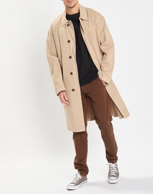 Imperméable en Coton Bio Non Doublé beige