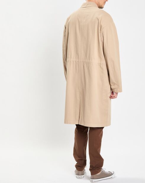 Imperméable en Coton Bio Non Doublé beige