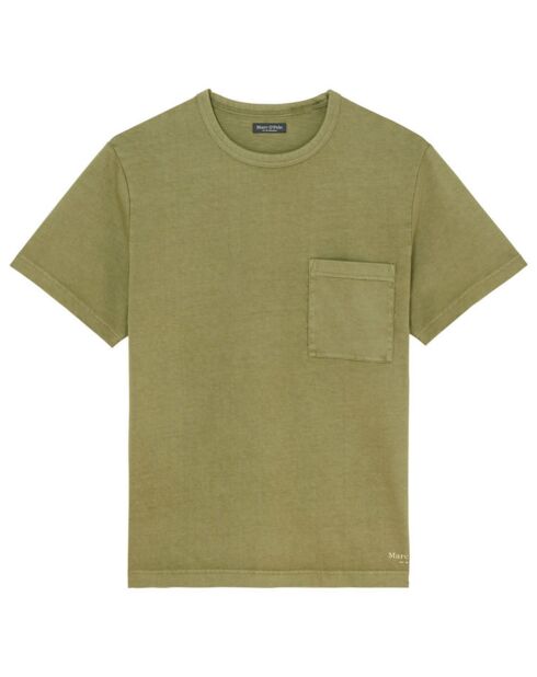 T-Shirt manches courtes Poche Relax Coton Organic kaki