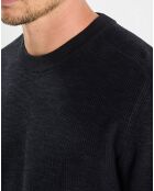 Pull en Coton & Lin bleu marine