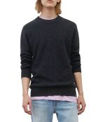 Pull en Coton & Lin bleu marine