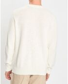 Pull en Coton & Lin écru