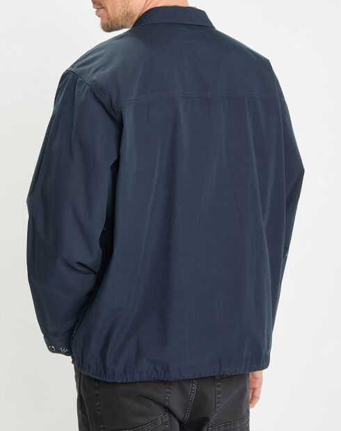 SurChemise Oversize Coton Organic bleu marine