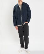 SurChemise Oversize Coton Organic bleu marine