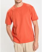 T-Shirt 100% Coton Bio col rond Modestie orange