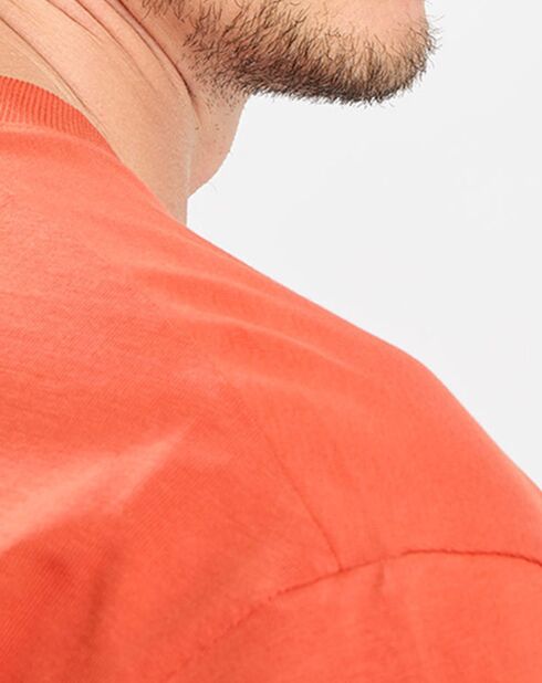 T-Shirt 100% Coton Bio col rond Modestie orange