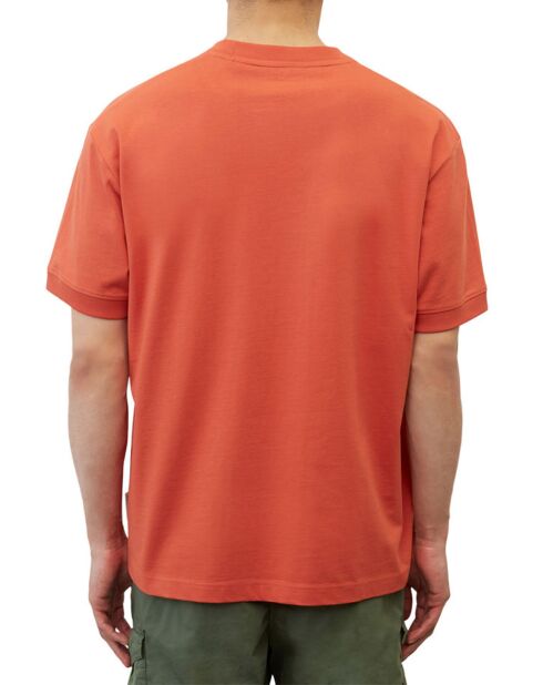 T-Shirt 100% Coton Bio col rond Modestie orange