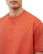 T-Shirt 100% Coton Bio col rond Modestie orange