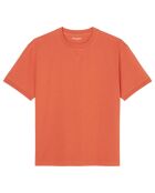 T-Shirt 100% Coton Bio col rond Modestie orange