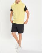 Short molletonné élastique noir