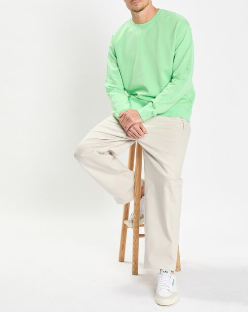 Pantalon Mossbo oversize beige clair