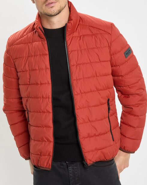 Doudoune light ndsd orange brique