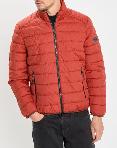 Doudoune light ndsd orange brique