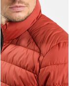 Doudoune light ndsd orange brique