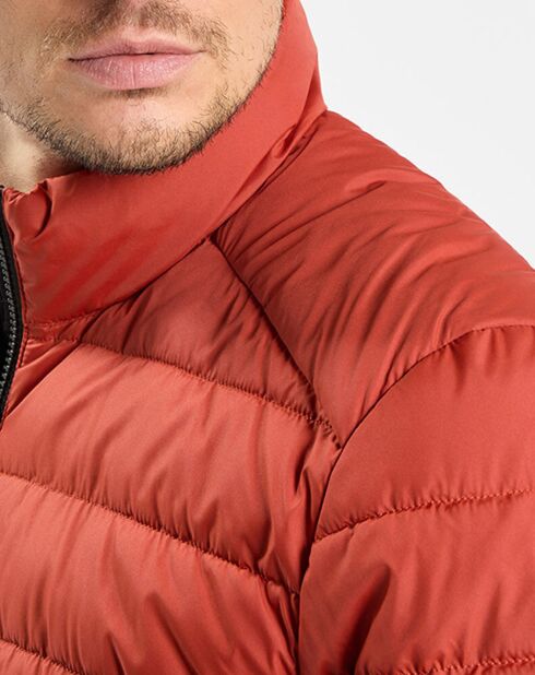 Doudoune light ndsd orange brique