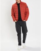 Doudoune light ndsd orange brique