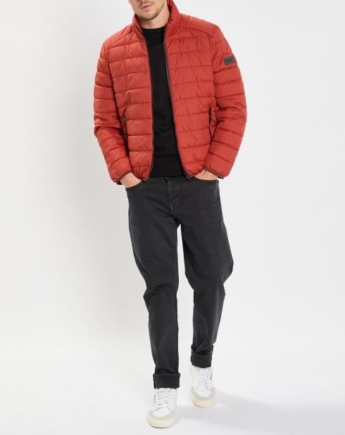 Doudoune light ndsd orange brique