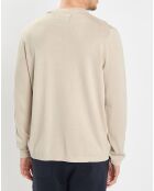 Pull en Coton & Cachemire écru