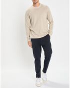 Pull en Coton & Cachemire écru