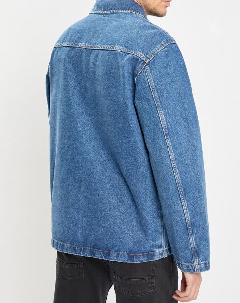 Veste en jean bleue