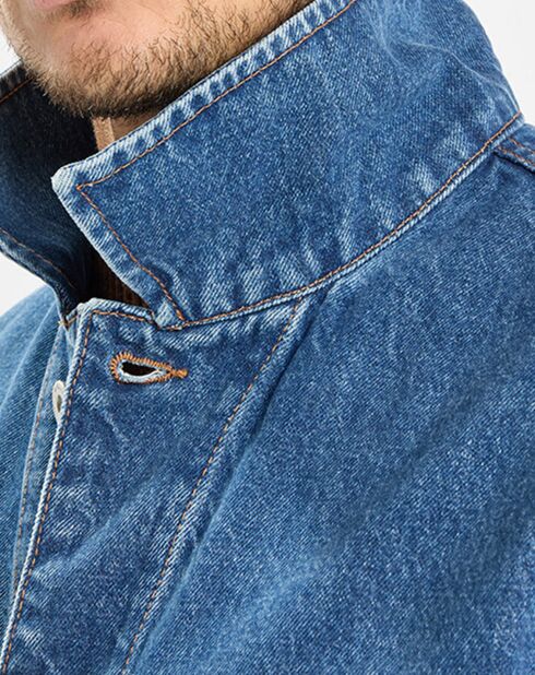 Veste en jean bleue