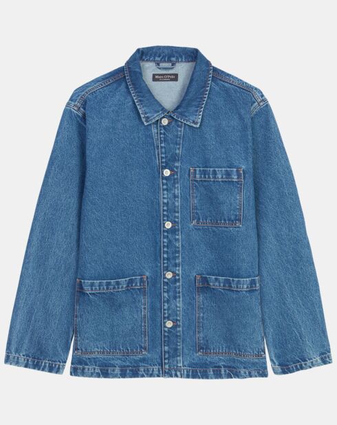 Veste en jean bleue