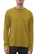 T-Shirt col rond message kaki