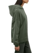 Sweat à Capuche Cordon Coton Bio vert foncé