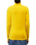 T-Shirt 100% Coton Bio col roulé jaune