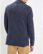 Veste en jersey regular fit bleu marine