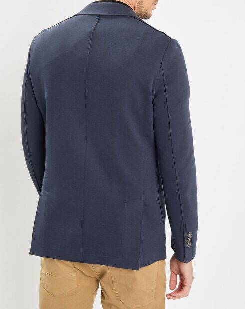 Veste en jersey regular fit bleu marine
