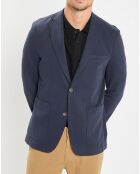 Veste en jersey regular fit bleu marine