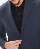 Veste en jersey regular fit bleu marine