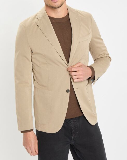 Veste blazer regular fit beige