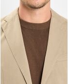 Veste blazer regular fit beige