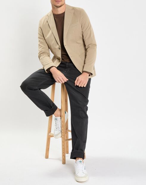 Veste blazer regular fit beige