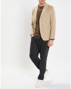 Veste blazer regular fit beige