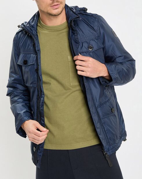 Veste en micro ripstop bleue