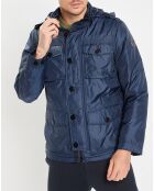 Veste en micro ripstop bleue